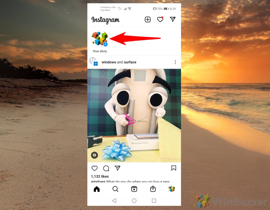 Android - Instagram App - Your Story