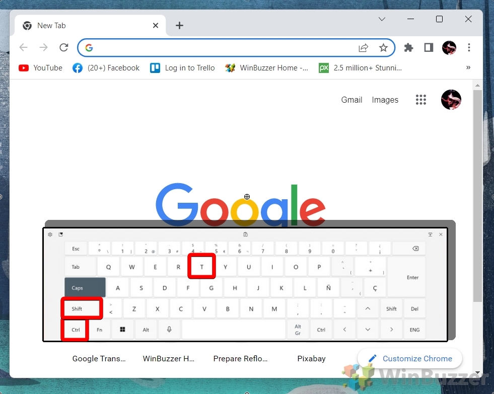 Windows 11 - Google Chrome - Shortcut