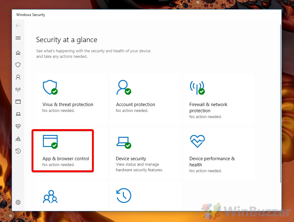 Windows 10 - Windows Security