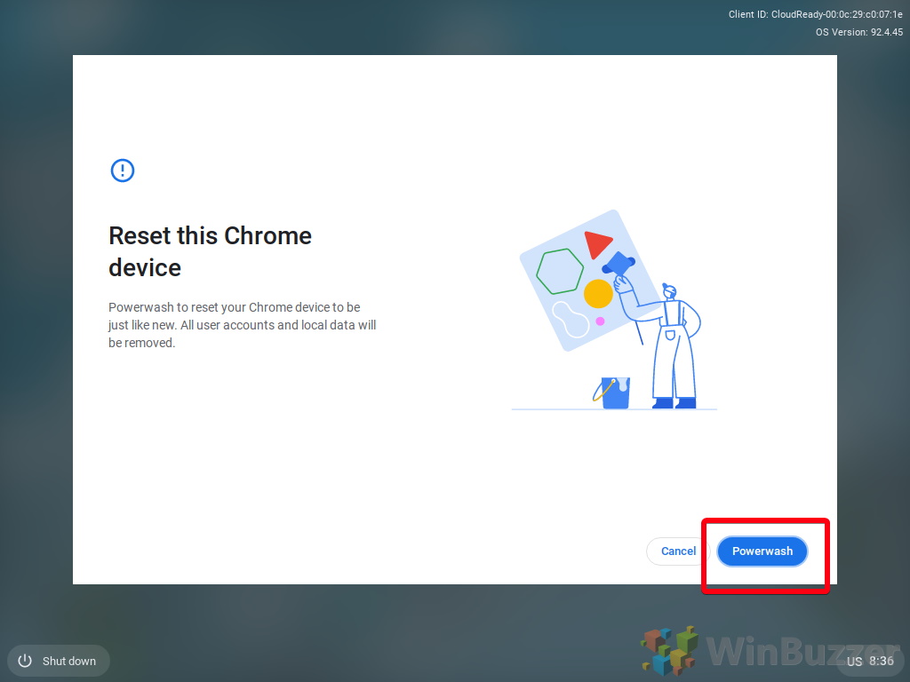 Chromebook - Reset this Chrome Device - Powerwash