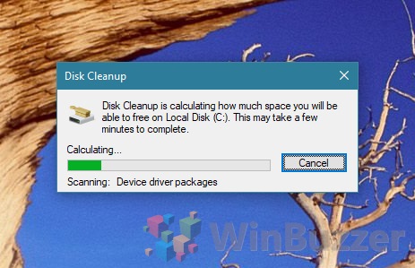 02.3 Windows 10 - Extended Disk Cleanup - deletion