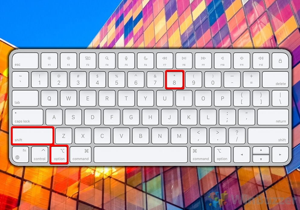 Mac - Keyboard - Degree Symbol Code