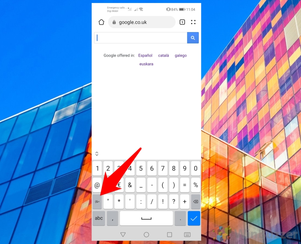 Android - Google - Keyboard - 123 - More