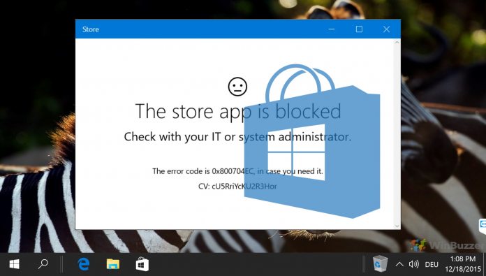 How to Unblock or Disable the Microsoft Store in Windows 10