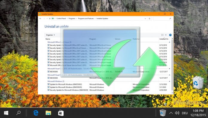 How to View Windows Update History in Windows 10